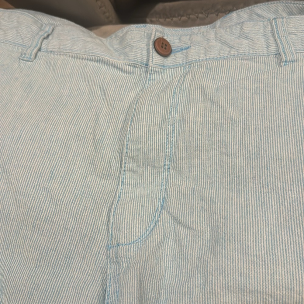 Tommy Bahama Linen Striped Shorts - Picture 7 of 7